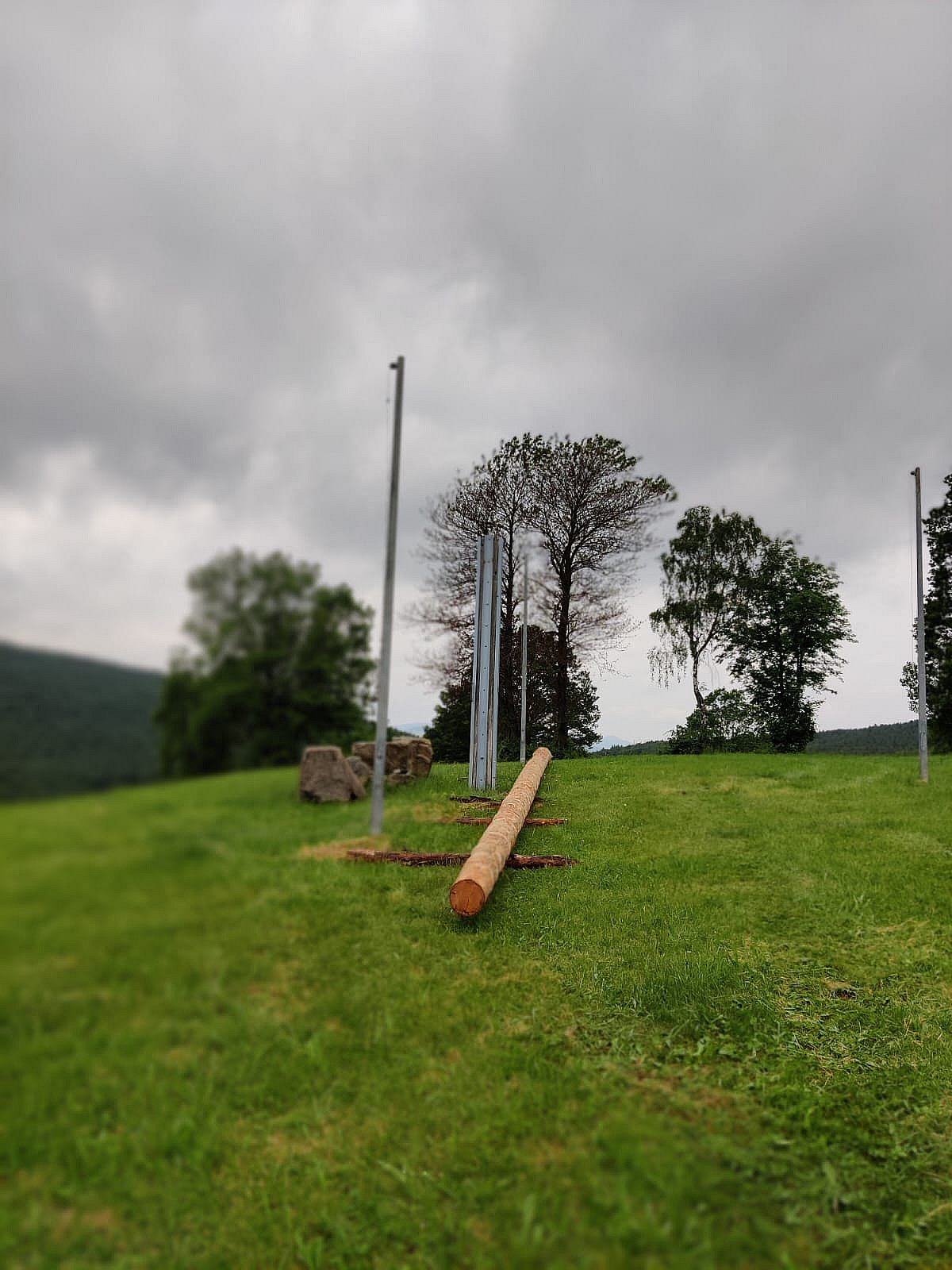 Wiederaufstellung des Friedenskreuzes