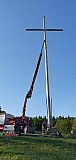Wiederaufstellung des Friedenskreuzes