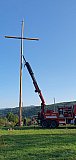 Wiederaufstellung des Friedenskreuzes